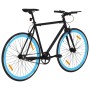 Bicicleta de piñón fijo negro y azul 700c 59 cm de , Bicicletas - Ref: Foro24-92260, Precio: 254,28 €, Descuento: %