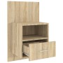 Sonoma Oak Wall Nightstand by vidaXL, Nightstands - Ref: Foro24-811013, Price: 45,99 €, Discount: %