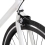 Bicicleta de piñón fijo blanco y negro 700c 55 cm de , Bicicletas - Ref: Foro24-92262, Precio: 297,95 €, Descuento: %