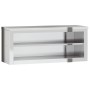 Kitchen wall cabinet with stainless steel shelf by , Food container - Ref: Foro24-376445, Price: 169,58 €, Discount: %