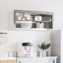 Kitchen wall cabinet with stainless steel shelf by , Food container - Ref: Foro24-376445, Price: 169,58 €, Discount: %