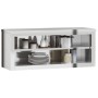 Kitchen wall cabinet with stainless steel shelf by , Food container - Ref: Foro24-376445, Price: 169,58 €, Discount: %