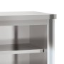 Kitchen wall cabinet with stainless steel shelf by , Food container - Ref: Foro24-376445, Price: 169,58 €, Discount: %