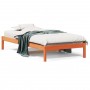 Sofá cama de madera maciza de pino marrón cera 90x200 cm de , Camas y somieres - Ref: Foro24-844405, Precio: 67,86 €, Descuen...