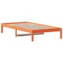 Sofá cama de madera maciza de pino marrón cera 90x200 cm de , Camas y somieres - Ref: Foro24-844405, Precio: 67,86 €, Descuen...