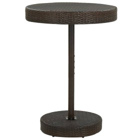 Brown synthetic rattan garden table 75.5x106 cm by vidaXL, Garden tables - Ref: Foro24-45858, Price: 71,99 €, Discount: %