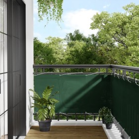 Balcony screen 100% polyester Oxford dark green 75x1000cm by , Umbrellas - Ref: Foro24-4000258, Price: 37,99 €, Discount: %