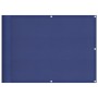 Balcony screen 100% polyester Oxford blue 75x1000 cm by , Umbrellas - Ref: Foro24-4000279, Price: 36,66 €, Discount: %