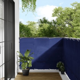 Balcony screen 100% polyester Oxford blue 120x1000 cm by , Umbrellas - Ref: Foro24-4000293, Price: 43,25 €, Discount: %