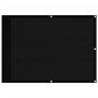 Pantalla de balcón 100% poliéster Oxford negro 75x700 cm de , Sombrillas - Ref: Foro24-4000361, Precio: 29,27 €, Descuento: %