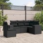 5-teiliges Gartenmöbel-Set und schwarze synthetische Rattankissen von , Gartensets - Ref: Foro24-3254902, Preis: 393,15 €, Ra...