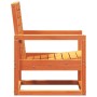 Garden furniture set 3 pieces solid pine wood wax brown by , Garden sets - Ref: Foro24-844646, Price: 135,16 €, Discount: %