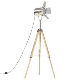 Floor lamp with tripod solid mango wood 140 cm by vidaXL, Lamps - Ref: Foro24-286116, Price: 91,99 €, Discount: %