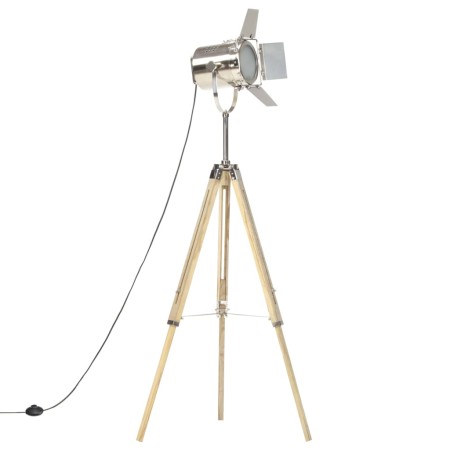 Floor lamp with tripod solid mango wood 140 cm by vidaXL, Lamps - Ref: Foro24-286116, Price: 89,59 €, Discount: %