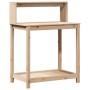 Planting table with pine wood shelves 82.5x50x109.5 cm by , Pot stands - Ref: Foro24-832407, Price: 61,24 €, Discount: %