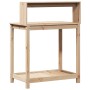 Mesa de plantación con estantes madera pino 82,5x50x109,5 cm de , Soportes para macetas - Ref: Foro24-832407, Precio: 61,99 €...