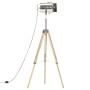 Floor lamp with tripod solid mango wood 140 cm by vidaXL, Lamps - Ref: Foro24-286116, Price: 89,59 €, Discount: %