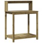 Plantation table with impregnated wood shelves 82.5x50x109.5 cm by , Pot stands - Ref: Foro24-832411, Price: 65,96 €, Discoun...