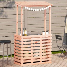 Garden bar table with solid wood roof 112.5x57x195.5 cm by , Garden tables - Ref: Foro24-832537, Price: 169,99 €, Discount: %