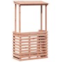 Mesa de bar de jardín con techo madera maciza 112,5x57x195,5 cm de , Mesas de jardín - Ref: Foro24-832537, Precio: 203,50 €, ...