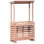 Mesa de bar de jardín con techo madera maciza 112,5x57x195,5 cm de , Mesas de jardín - Ref: Foro24-832537, Precio: 203,50 €, ...