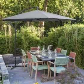 HI Anthracite gray hanging parasol diameter 3 m by , Umbrellas - Ref: Foro24-435292, Price: 255,89 €, Discount: %