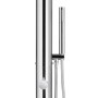 Garden shower with brown base 230 cm stainless steel by , Pool and spa accessories - Ref: Foro24-3070789, Price: 420,56 €, Di...