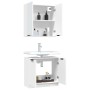 Juego de muebles de baño 2 piezas madera contrachapada blanco de , Muebles de baño - Ref: Foro24-3115860, Precio: 117,26 €, D...