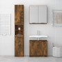 3-piece bathroom furniture set made of smoked oak plywood by , Bathroom furniture - Ref: Foro24-3115881, Price: 204,96 €, Dis...