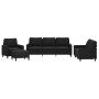 Set of sofas with 4 black velvet cushions by , Sofas - Ref: Foro24-3201491, Price: 730,99 €, Discount: %