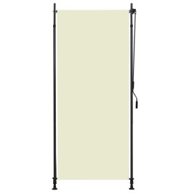 Estor enrollable de exterior color crema 100x270 cm de , Persianas y estores - Ref: Foro24-145939, Precio: 58,99 €, Descuento: %