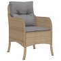 Sillones jardín con cojines 2 uds ratán sintético beige mezcla de , Sillas de jardín - Ref: Foro24-365149, Precio: 201,20 €, ...