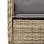 Garden armchairs with cushions 2 units synthetic rattan beige mix by , Garden chairs - Ref: Foro24-365149, Price: 201,20 €, D...