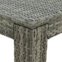 Mesa alta para jardín ratán sintético gris 60,5x60,5x110,5 cm de vidaXL, Mesas de jardín - Ref: Foro24-45872, Precio: 105,34 ...