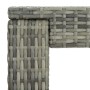 Hochtisch für den Garten, synthetisches Rattan, grau, 60,5 x 60,5 x 110,5 cm von vidaXL, Gartentische - Ref: Foro24-45872, Pr...