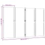 Light gray 4-panel room divider screen 280x180 cm by , Room dividers - Ref: Foro24-4003356, Price: 126,22 €, Discount: %