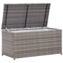 Gray synthetic rattan garden storage box 100x50x50 cm by vidaXL, Outdoor storage boxes - Ref: Foro24-46473, Price: 131,99 €, ...