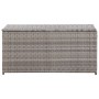 Gray synthetic rattan garden storage box 100x50x50 cm by vidaXL, Outdoor storage boxes - Ref: Foro24-46473, Price: 131,99 €, ...