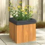 Solid acacia wood planter 35x35x35 cm by , Pots and planters - Ref: Foro24-366501, Price: 44,44 €, Discount: %