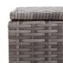 Gray synthetic rattan garden storage box 100x50x50 cm by vidaXL, Outdoor storage boxes - Ref: Foro24-46473, Price: 131,99 €, ...