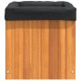 Solid acacia wood planter 35x35x35 cm by , Pots and planters - Ref: Foro24-366501, Price: 44,44 €, Discount: %