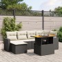 7-piece garden dining set with black synthetic rattan cushions by , Garden sets - Ref: Foro24-3271413, Price: 489,26 €, Disco...