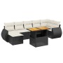 8-piece garden sofa set with black synthetic rattan cushions by , Garden sets - Ref: Foro24-3272302, Price: 576,46 €, Discoun...