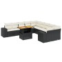 Set mit 11 Stück Gartensofas und Kissen synthetisches Rattan schwarz von , Gartensets - Ref: Foro24-3272827, Preis: 769,87 €,...