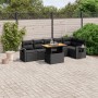 7-piece garden dining set with black synthetic rattan cushions by , Garden sets - Ref: Foro24-3271762, Price: 518,11 €, Disco...