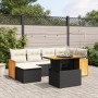 7-piece garden dining set with black synthetic rattan cushions by , Garden sets - Ref: Foro24-3274059, Price: 510,60 €, Disco...