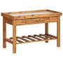 Mesa de cultivo de jardín madera maciza acacia tablero de zinc de vidaXL, Soportes para macetas - Ref: Foro24-46561, Precio: ...