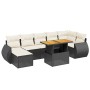 8-piece garden sofa set with black synthetic rattan cushions by , Garden sets - Ref: Foro24-3275821, Price: 581,38 €, Discoun...