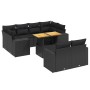 11-piece garden sofa set and black synthetic rattan cushions by , Garden sets - Ref: Foro24-3274588, Price: 651,45 €, Discoun...