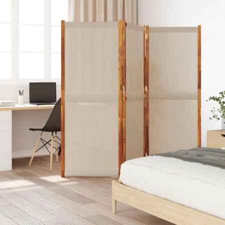 Taupe gray 3-panel divider screen 210x180 cm by , Room dividers - Ref: Foro24-4003363, Price: 96,59 €, Discount: %